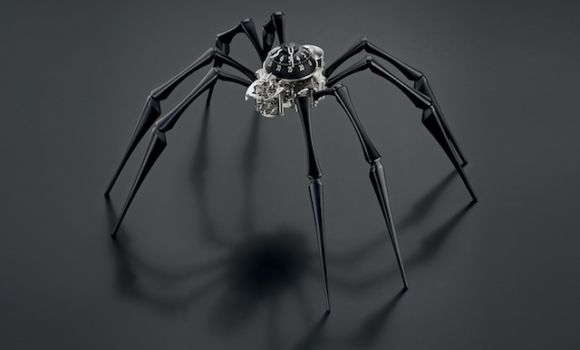 The MB&F Arachnophobia Is A Unique Desktop Clock That Looks Like a Spider