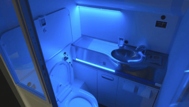 Boeing Self Cleaning Bathroom