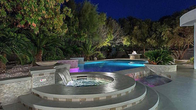 Mike Tyson Las Vegas Home pool