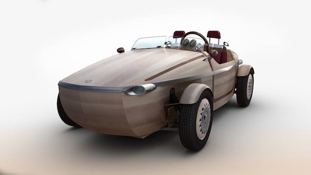 Toyota Setsuna Wood Car