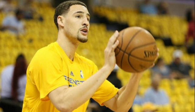 klay thompson practice