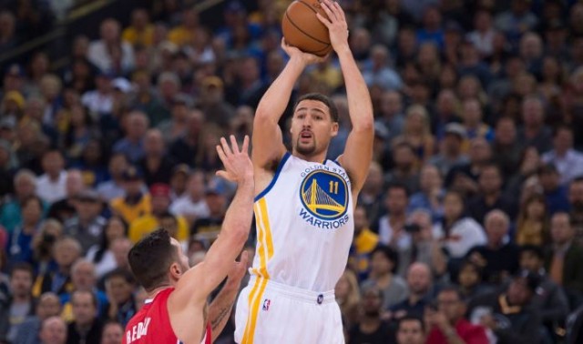 klay thompson shooting