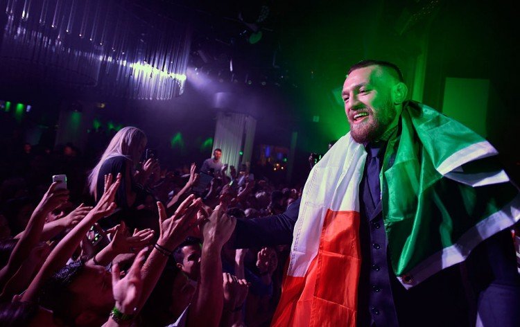 Conor McGregor Hosts At Intrigue Nightclub In Wynn Las Vegas