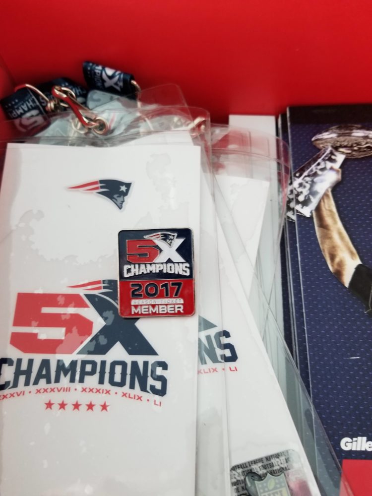 2017-18 New England Patriots Season Tickets