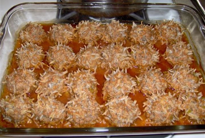 Porcupine Meatballs
