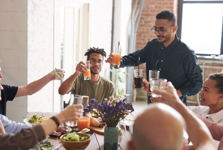 Waiting For Everyone To Sit Before Eating