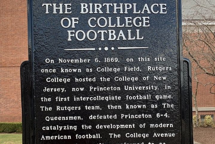 New Jersey Pioneered The Hosting Of The College Football Game