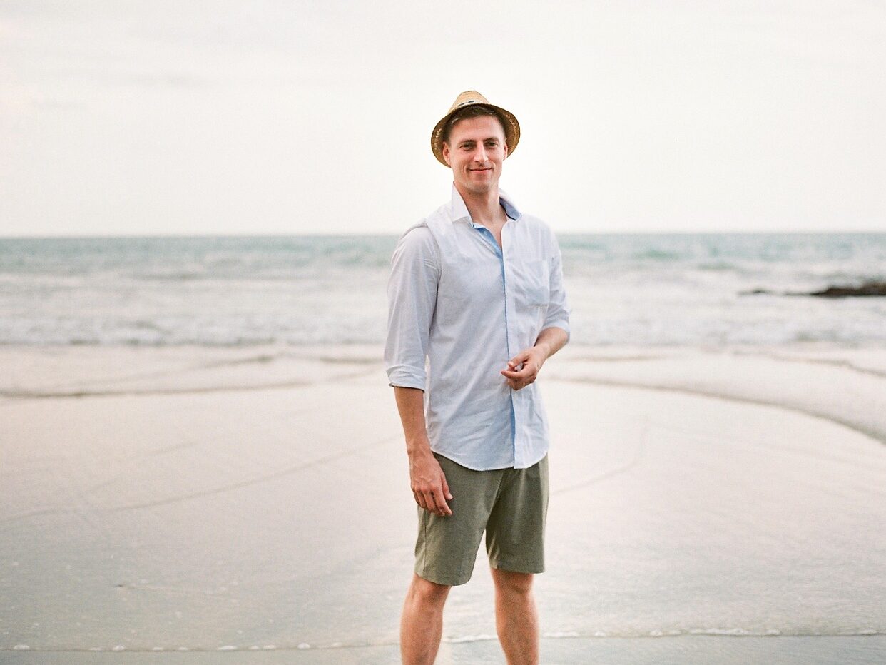 man, beach, hat, ocean, happy, sea, water, sand, seashore, man, man, man, nature, man, man