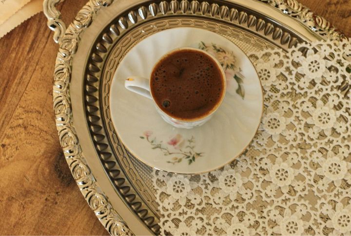 A Decorative Doily Or Table Runner