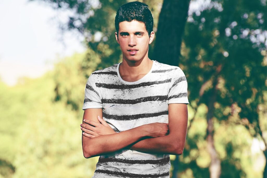 boy, teenager, portrait, standing, arms crossed, black hair, male, man, guy, young man, shirt, modeling, pose, posing, teenager, teenager, teenager, teenager, man, man, guy, guy, young man, young man, young man, young man, young man, shirt