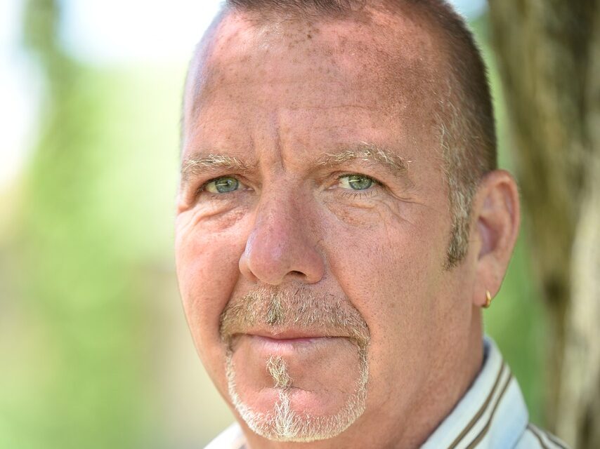 man, older, distinct