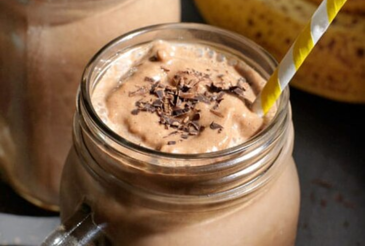 Chocolate Banana Protein Smoothie