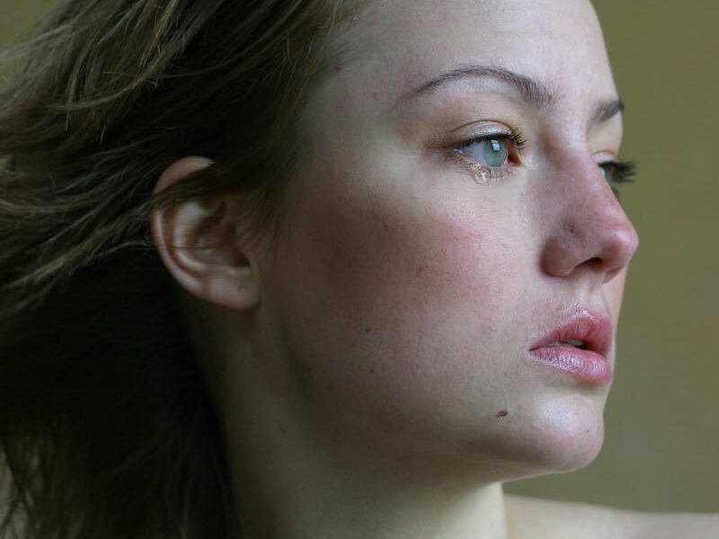 Woman Looking To Her Left