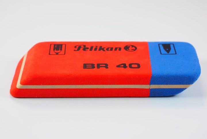 The Blue Side Of An Eraser