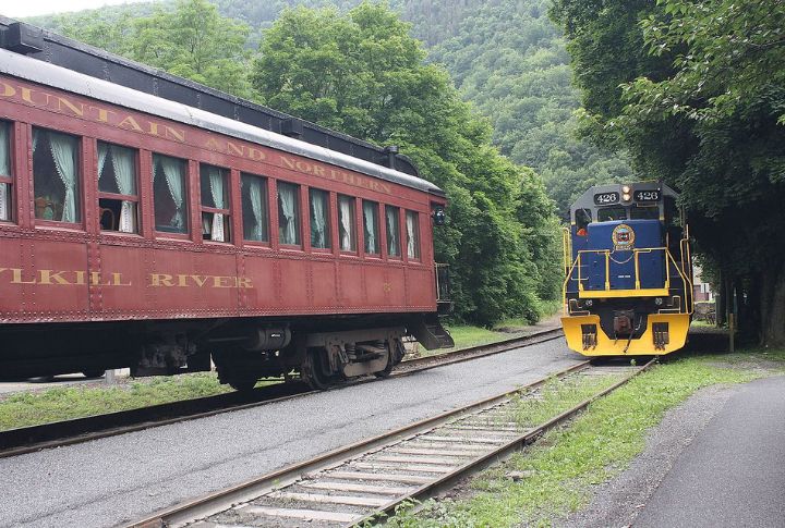 The Deserted Tracks Of Central Railroad Of New Jersey
