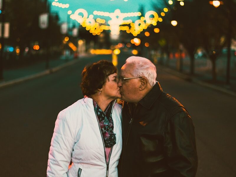 a man and a woman standing next to each other