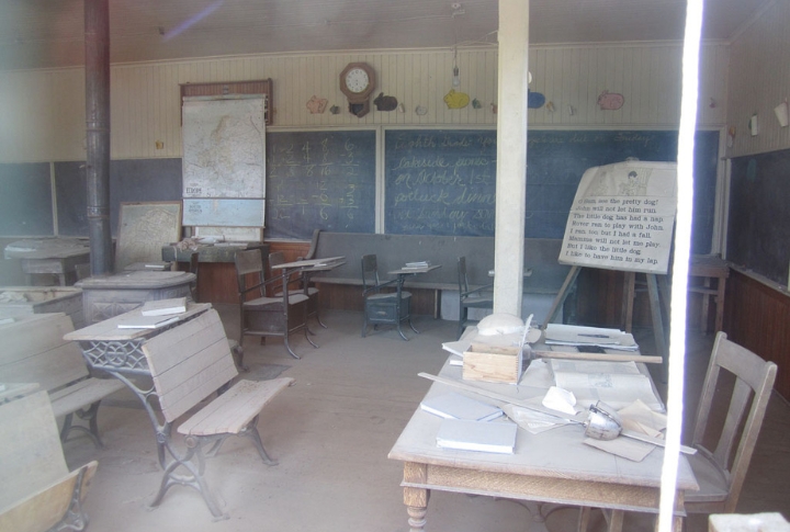 The Abandoned Bodie Schoolhouses