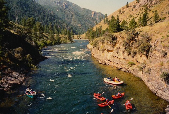 River Rafting On The Salmon River