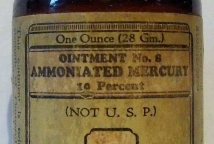 Mercury Ointments Were Prescribed As Skin Cures