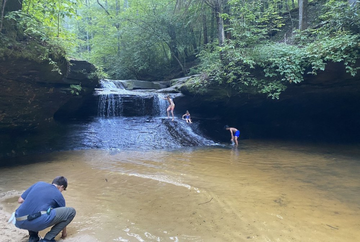 Waterfall And Swimming Hole
