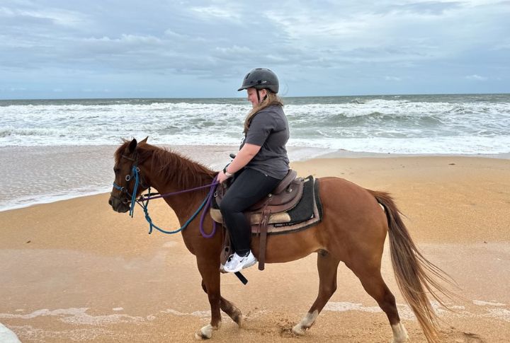 Ride Horses Along The Shores Of Vilano Beach