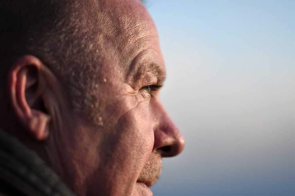 profile, look, eyes, face, wrinkles, older, older, older, older, older, older