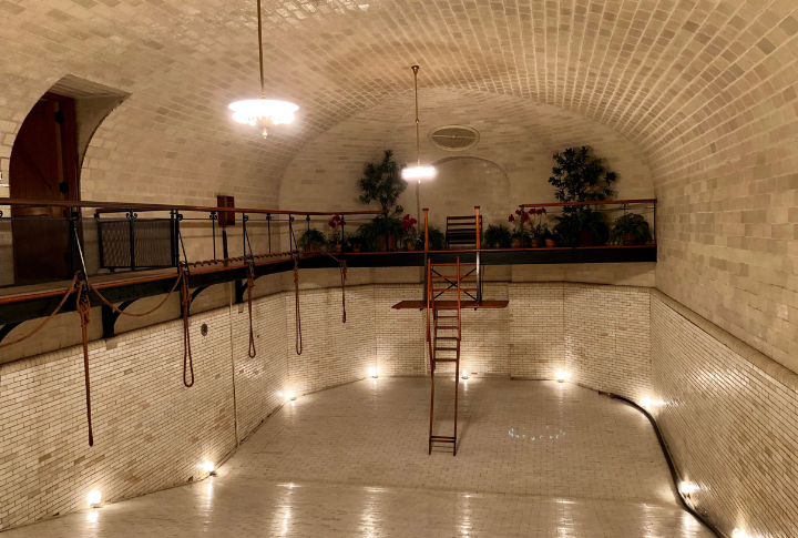 An Indoor Swimming Pool In 1895