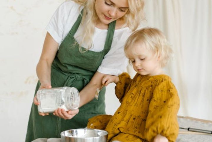 Baking And Cooking Together
