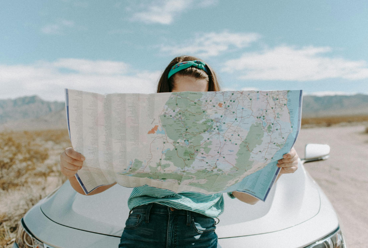 Paper Maps In The Glove Box