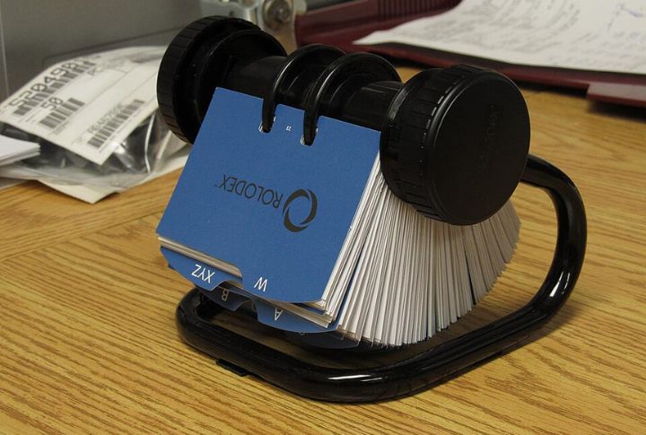 Keeping A Rolodex Of Contacts